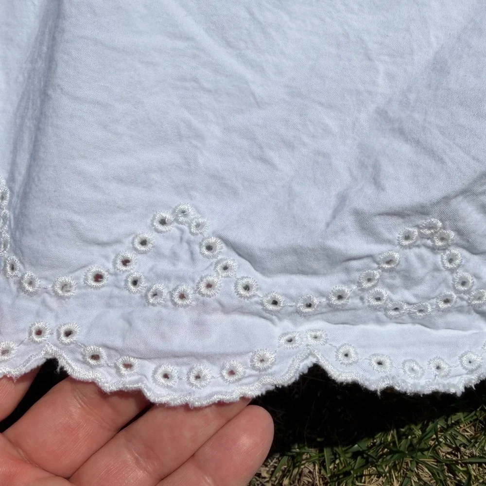 Simply Shabby Chic Eyelet Lace Bed Skirt Dust Ruffle White King 15